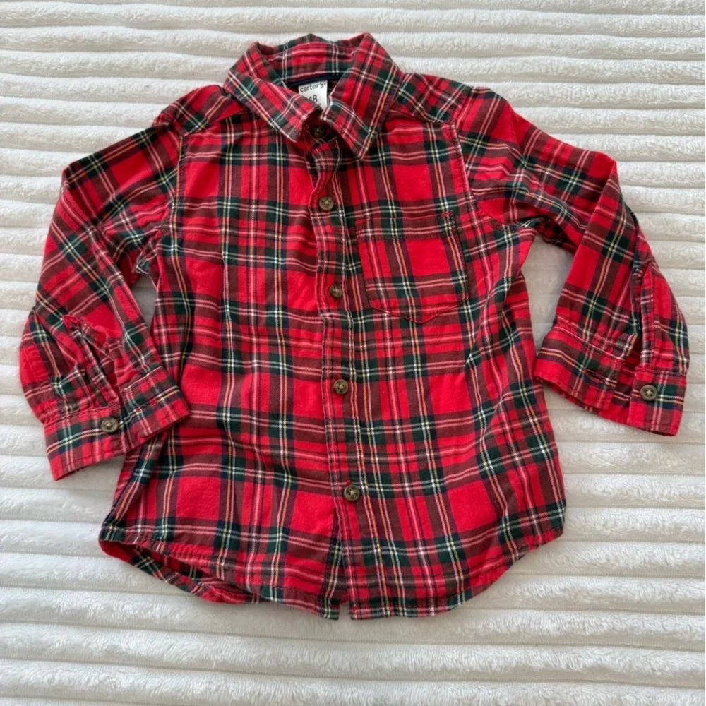 Bundle of 4 Boy Button Down Shirts - 24 months